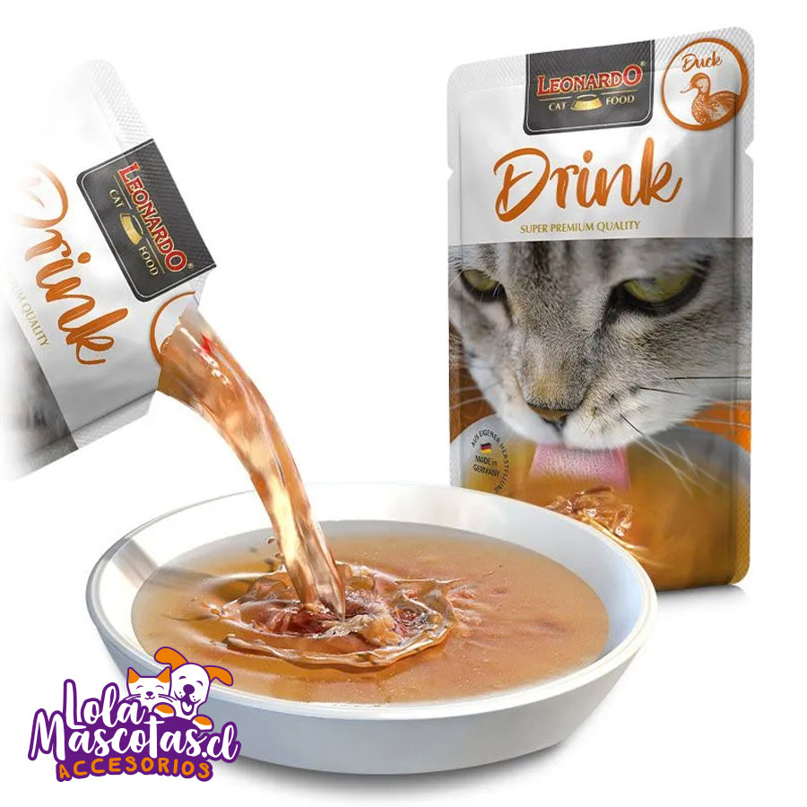 Leonardo Drink 🇩🇪 Sobre 40g. Pato 🐱🐈