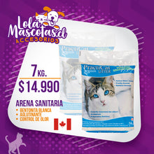 Cargar imagen en el visor de la galería, Arena Sanitaria Practicat Aglutinante 🐱🇨🇦 7 y 14Kg.
