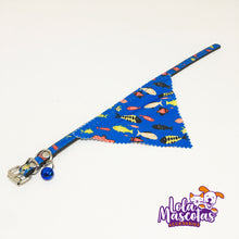 Cargar imagen en el visor de la galería, Collar Bandana Diseños Talla S 🐱🐶
