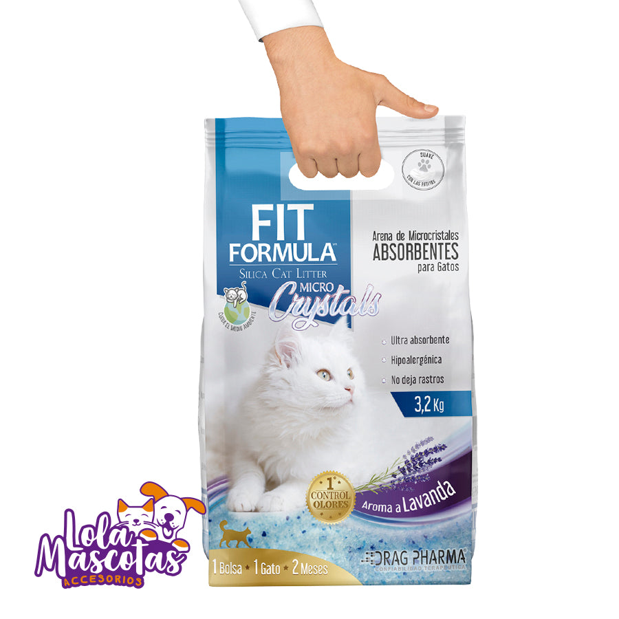 Crystales Sanitarios Fit Formula 3,2Kg.🐱 (lavanda)