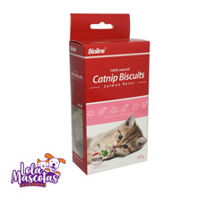 Cargar imagen en el visor de la galería, Galletas de Catnip Bioline 80g.🐱(Sabor Salmón)
