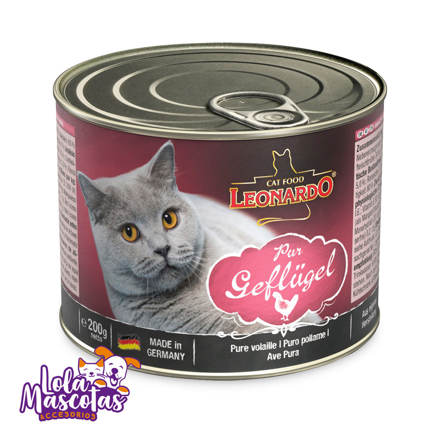 Leonardo Quality Selection 🇩🇪  Lata 200g. AVE 🐱🐈