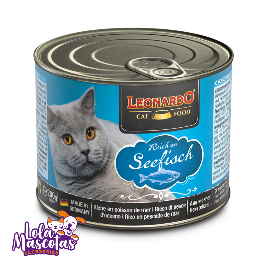 Leonardo Quality Selection 🇩🇪 Lata 200g. PESCADO 🐱🐈