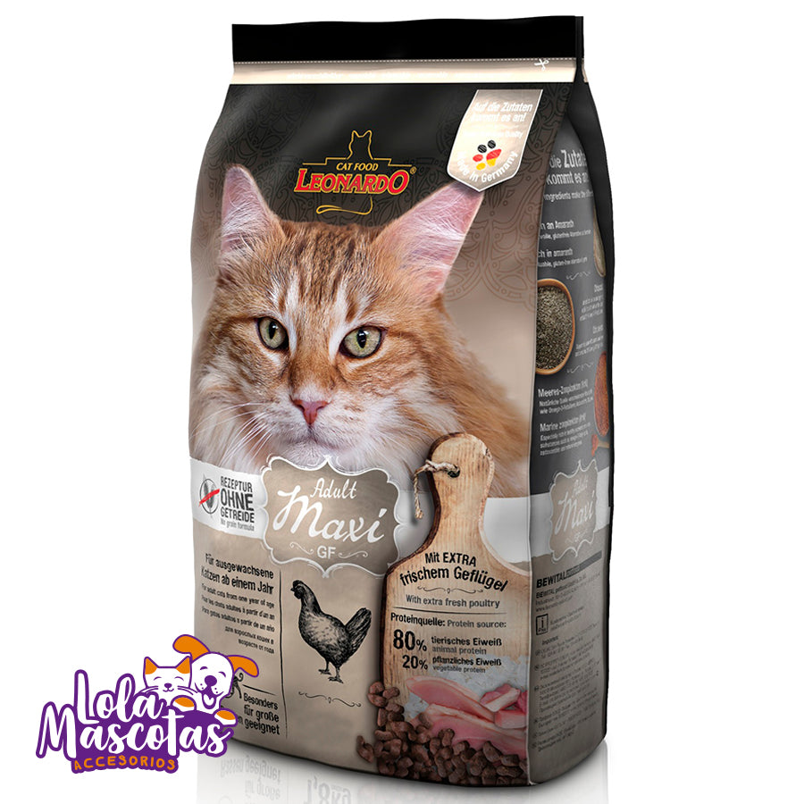 Leonardo 🇩🇪  ADULTO MAXI GRAIN FREE 🐱🐈 1,8 / 7,5kg