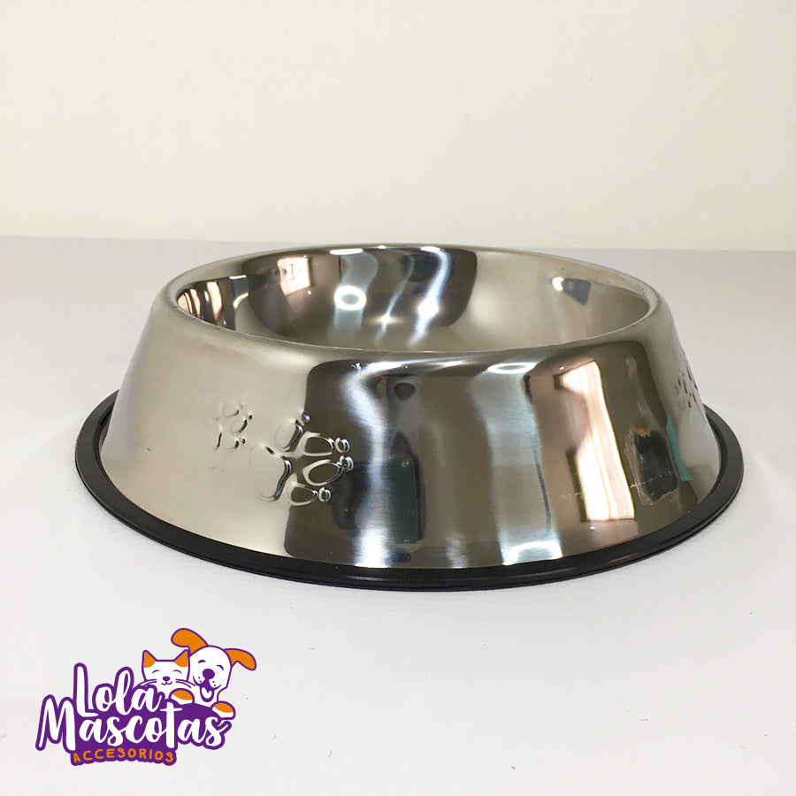 Plato Acero Inox XL Perro 🐶🐕