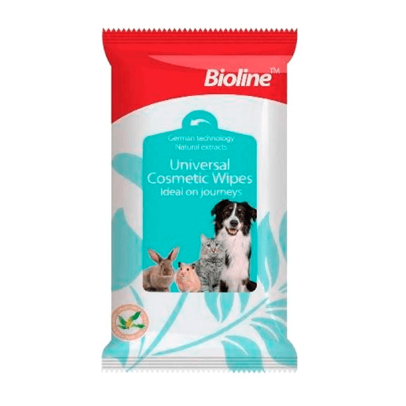 Toallitas Humedas Bioline Para Mascotas 🐶🐱